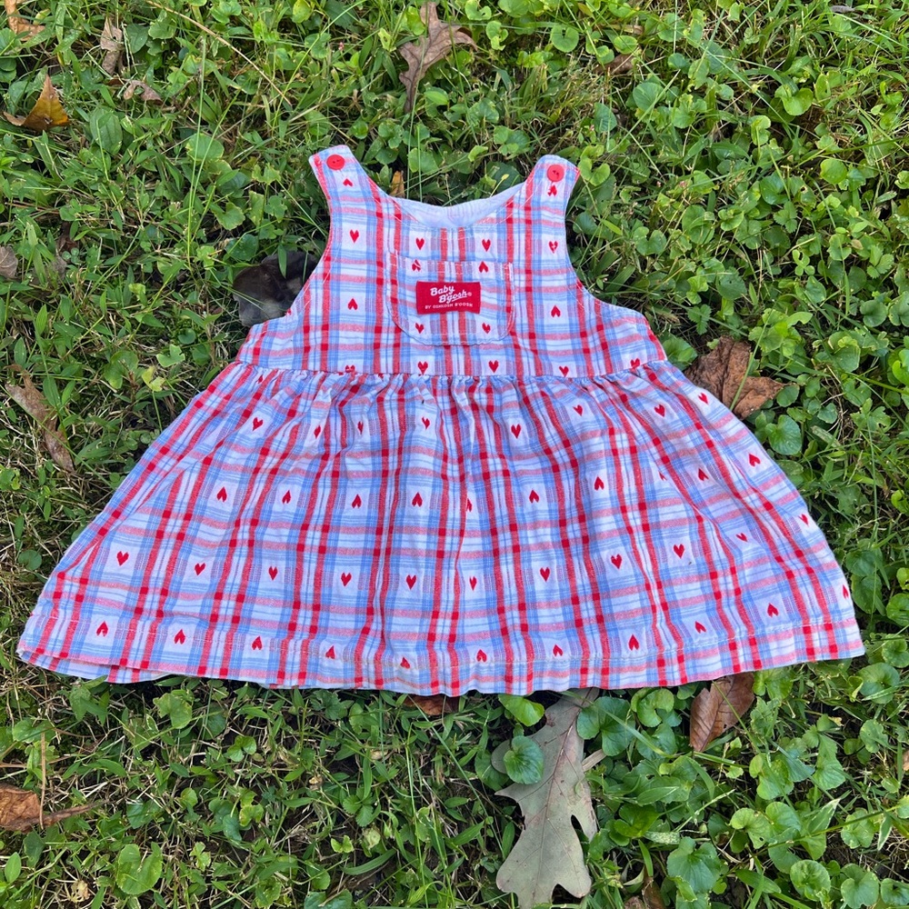 Vintage 90s Oshkosh B’gosh heart dress